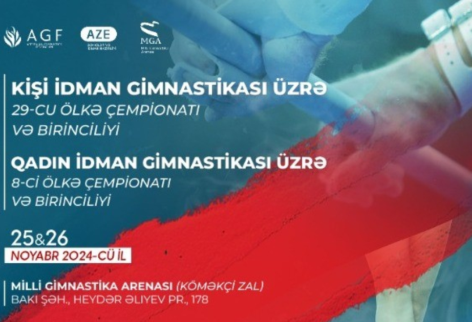 İdman gimnastikası üzrə ölkə çempionatı və birinciliyi keçiriləcək